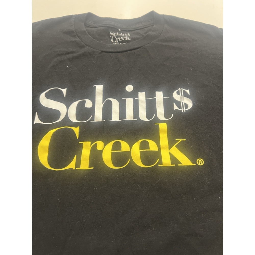 Schitt's Creek T-Shirt Men's Large black.